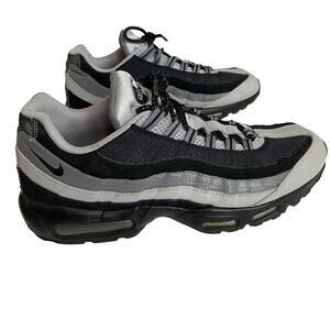 Nike Air Max 95 Essential Wolf Grey 749766-005 Mens 12 Black Retro Shoes